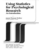 Using statistics for psychological research : an introduction /