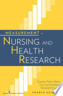 Measurement in nursing and health research