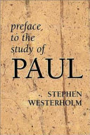 Preface to the study of Paul /