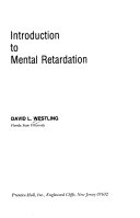 Introduction to mental retardation /
