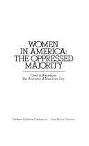 Women in America : the oppressed majority /