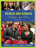 Public relations : strategies and tactics /