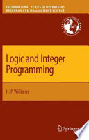 Logic and Integer Programming