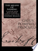 The means of naming a social and cultural history of personal naming in western Europe /