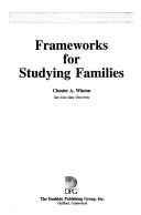 Frameworks for studying families /