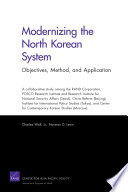 Modernizing the North Korean system objectives, method, and application /