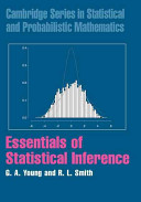Essentials of statistical interence /