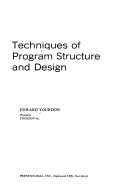 Techniques of program structure and design /