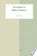 Parenthesis in Biblical Hebrew