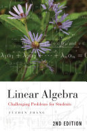 Linear algebra challenging problems for students /