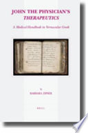 John the Physician's Therapeutics a medical handbook in vernacular Greek /