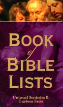 Book of Bible lists /